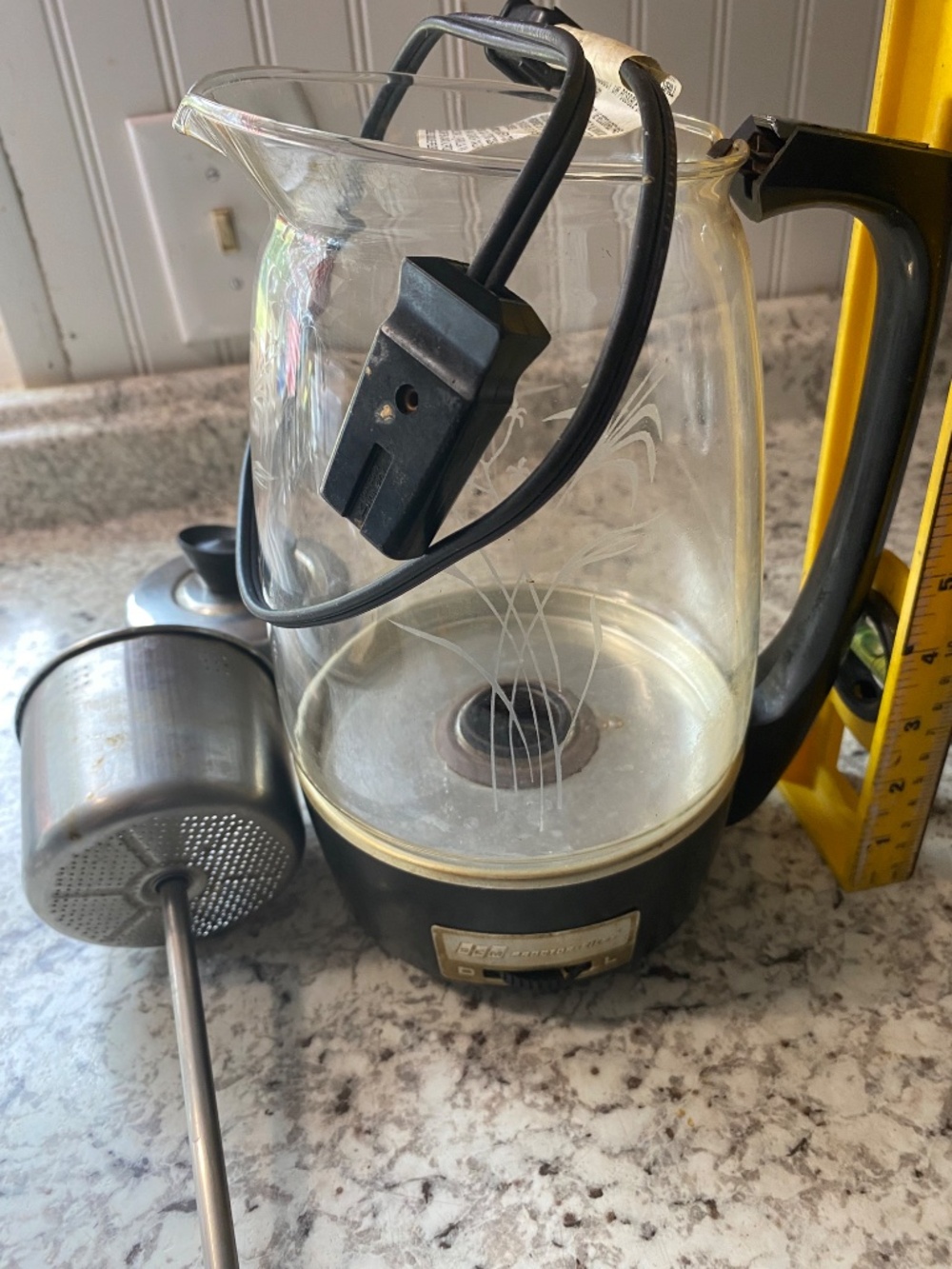 MCM vintage Glass Coffee Percolator - Picture 6 of 8